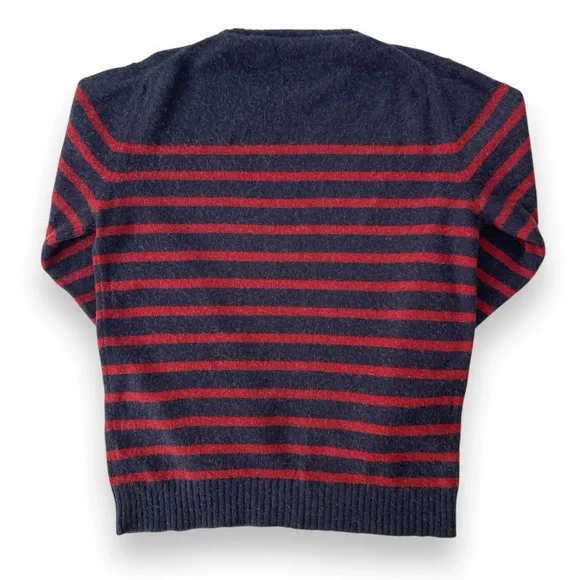 APC Men’s Camel Yarn Striped Sweater